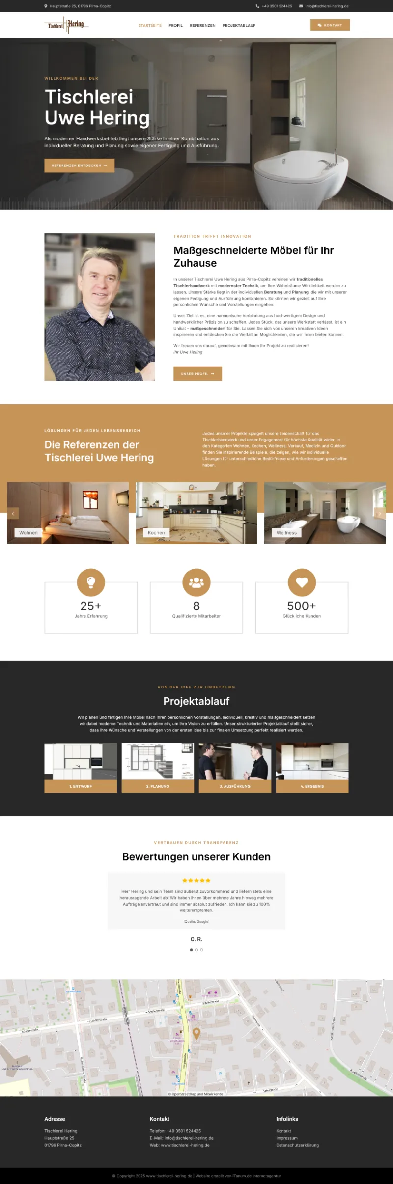 Tischlerei Hering – Screenshot Fullsize Startseite Tischlerei Hering - Screenshot Fullsize Startseite