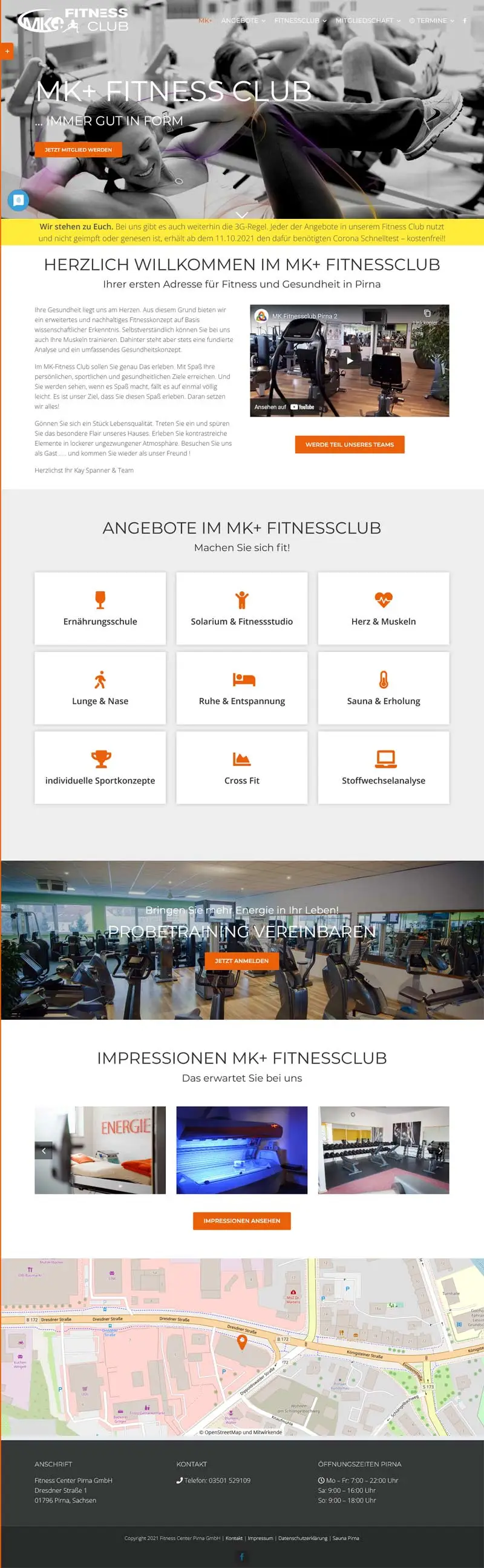 MK+ Fitnessclub Pirna – Screenshot Fullsize Startseite MK Fitnessclub Pirna - Screenshot Fullsize Startseite