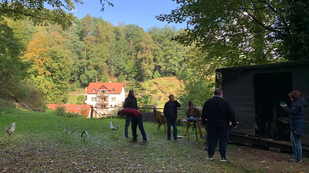Teamevent - Bogenschießen - Vorbereitungen