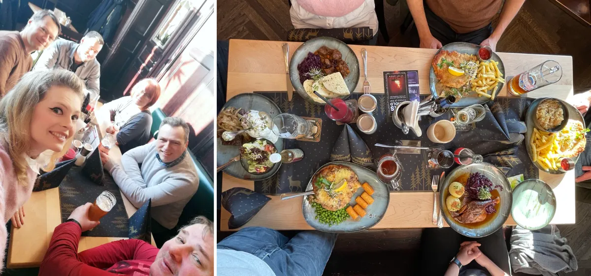 Mittagessen im Ballhaus Watzke